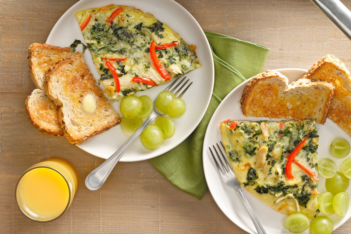 chicken frittata